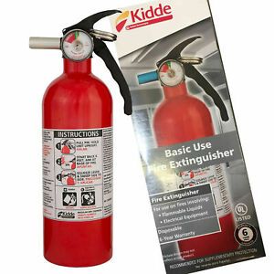 KIDDE Dry Chemical Fire Extinguisher Car Auto Home Garage kitchen Safety 5 B:C