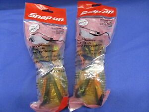 2 New Pair Snap-On GLASS90BYEAR Sport Safety Glasses with Hearing Protection