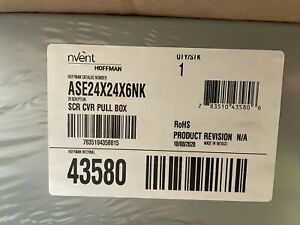 (C) Hoffman ASE24X24X6NK Metal Enclosure Screw Cover Pull Box New