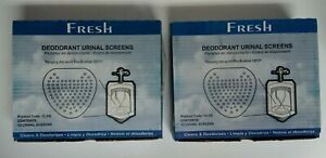2 Boxes Fresh Cherry Deodorant Urinal Screens 12 Per Box (24 Total)