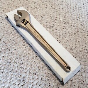 Ampco W-74 15” Aluminum Bronze Adjustable Wrench - Never Used! Great Condition