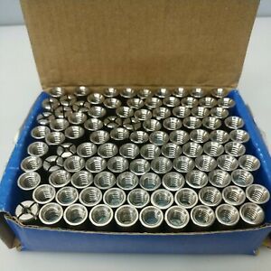 (QTY 100) 1/4-20 Drop-In Concrete Expansion Anchor 3/8 Drill Stainless Steel 304