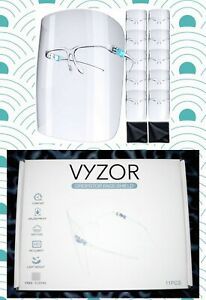 Unisex Vyzor brand 11Pc Pack Dropstop Face Shield Glasses W/Frames NW &amp; BOXED