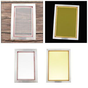 2Pcs 120T Silk Screen Printing Aluminium Polyester Mesh Frame for Printed