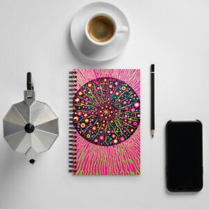 PSYCHEDELIC Spiral Notebook Vintage C@@L! Retro Colors