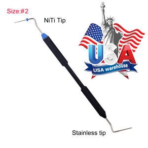 Dental Hand Plugger Needle Niti Tips Stainless Steel #2-0059 Ends Obturation Use
