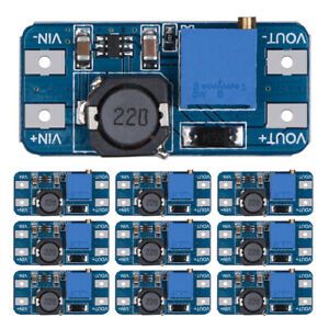 10Pcs MT3608 2A DC-DC Step Up Power Apply Booster Power Module for Arduino #JD