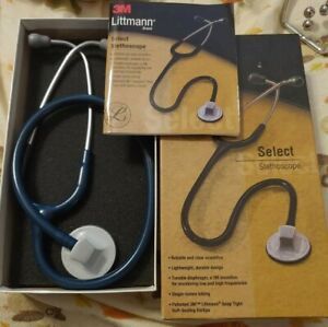 3M Littmann select stethoscope, Caribbean blue, 28in