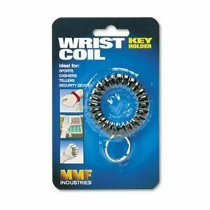 Steelmaster Flexible Wrist Coil Key Ring, Black (MMF201450004)