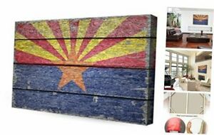 - Arizona State Flag. Giclee Print on 100% Archival Cotton 36x24&#034; 21. Arizona
