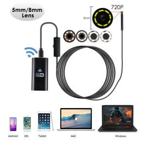 For iPhone Android iOS PC 5.5MM WiFi Borescope Endoscope Snake Inspection Camera