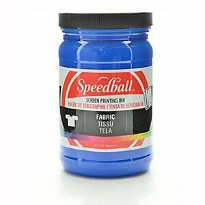 SPEEDBALL ART PRODUCTS 4602 FABRIC SCREEN INK BLUE 32OZ