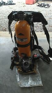 SCOTT 2.2 SCBA AIR PAK W/ AV-2000 L MASK &amp; ALUM TANK, HUD, INTEGRATED PASS, RIT
