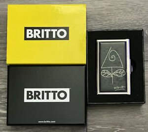 ROMERO BRITTO BUSINESS CARD ID HOLDER FLOWERS DESIGN BRAND NEW!!!