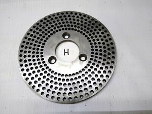 Index Plate For Dividing Head 47, 49, 51, 53, 54 &amp; 57 Indexes  1-1/2 Center Hole