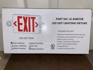 LED EXIT Lighting fixture part No. LS-ES007SR