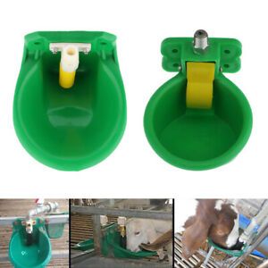 2 x Sheep Goats Calves Piglets Automatic Drinking Water Bowl Plastic Valve