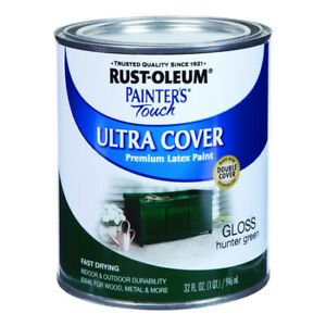 RUST-OLEUM 1938502 Ultra Cvr Gls Hntrgrn Qt