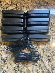 lot of 8 magtek 21073075 card scanners