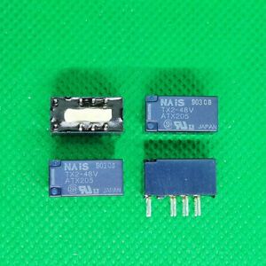 5Pcs NAIS TX2-48V ATX205 48VDC Relay 8Pins