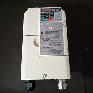 Yaskawa V1000 CIMR VUBA 0006EAB Phase Converter 6.0 Amp 1 HP Variable Frequency