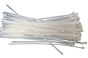 NiftyPlaza 12 Inch 50 lbs TENSILE Strength Cable Ties - UV Weather Resistant Zip