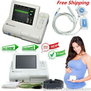 CONTEC CMS800G Fetal Monitor FHR TOCO Fetal Movement,Prenatal Heart,Printer New