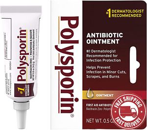 Polysporin  First  Aid  Topical  Antibiotic  Skin  Ointment  with  Bacitracin  Z