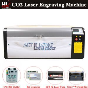 80W 1060 CO2 Laser Cutter Engraver for Wood Engraving RD Controller CW3000 US