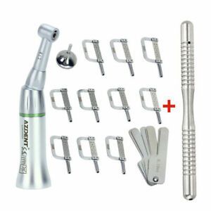 4:1 Reduction Contra Angle Handpiece Dental Reciprocating Stripping IPR+Handle