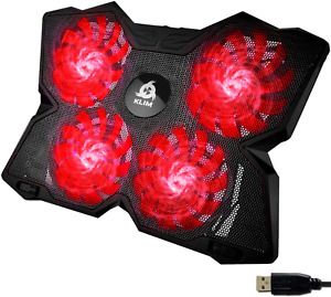 KLIM Wind Laptop Cooling Pad - Support 11 to 19 Inches Laptops, PS4 - [ 4 Fans ]