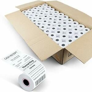 TK Thermal King Thermal Paper fits Verifone VX570 Mini Compact POS 100 Rolls ...