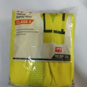 HDX High-Visibility Yellow Reflective Safety Vest