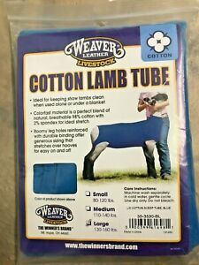 Weaver Livestock Cotton Lamb Tube - Large Blue