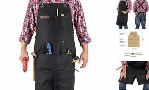 Protective Tool Aprons for Men Woodworking Safety Dry Waxed Canvas Heavy Duty