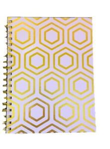 Very Nice SPIRAL HARDCOVER ONE NOTEBOOK Lined Pages 96 Sheets 192 Pages