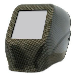 Wh10 Hlx 100 Passive Welding Helmet, Green; #10, Carbon Fiber, 4 1/2 X 5 1/4