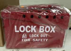 BRADY Portable Metal Group Lock Box 65699 - 6 X 9 X 3.5