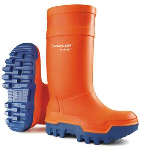 Dunlop Purofort+Complet Scurit/Thermo Orange Wellies - Taille 11UK
