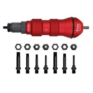 Astro Pneumatic ADN38 3/8 In. Capacity XL Rivet Nut Drill Adapter Kit