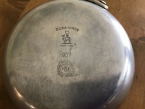 Dura-Ware New York 907 Heavy Duty Aluminum 7.5” Frying Pan Skillet Vintage Clea