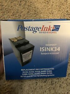 Neopost ISINK34 Ink Cartridge IS330, IS350, IS420, IS480, IS490 Surejet Postage
