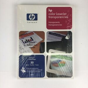 HP Invent 5 mil Color LaserJet Transparencies 50 Sheets 8.5 x 11”  C2934A