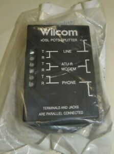 New Sealed Wilcom DSL Pots Splitter PS-15S-01