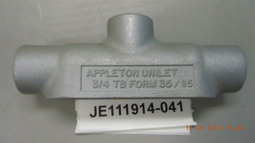 Appleton Unilet Conduit 3/4 TB Form 35/85 7.0 CU.IN.