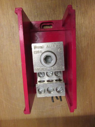 Burndy  power distribution block  pdb165001l  1p  310a  600v  used for sale