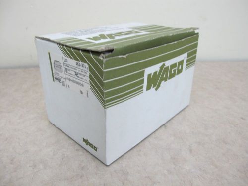 Box of 100 wago 262-331 din rail terminal block 4pos 28-12awg 1000/660v for sale