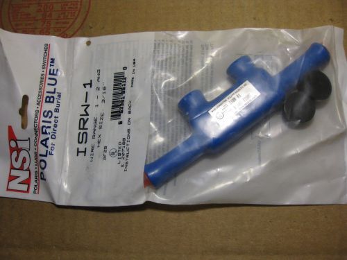 Nsi isrw-1 polaris blue #1 - #2 awg direct burial butt connector for sale