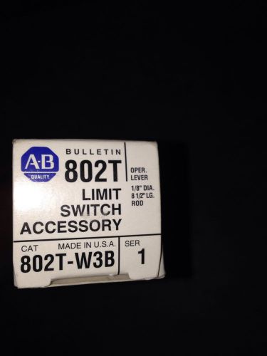 NIB ALLEN BRADLEY A-B 802T-W3B SER 1 LIMIT SWITCH LEVER ARM