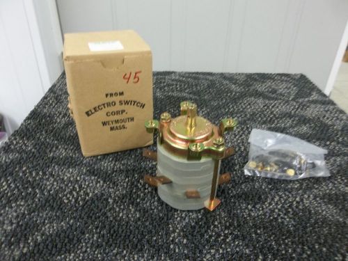 Electro rotary switch automation 500 vac 500v 30a 123203a 6 section military new for sale